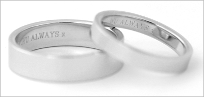 wedding rings engraving