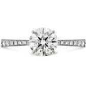 Platinum Custom Made  Diamond Engagment Ring 2.48ctw.