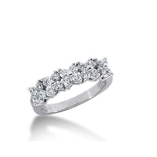 Diamond Ring 20 Round Brilliant Diamonds Total 0.60ctw. 160WR26618K