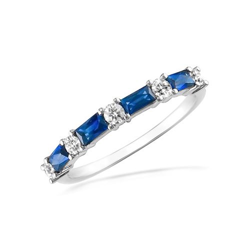 Blue sapphire hotsell baguette ring