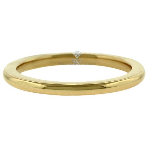 Classic Yellow Gold Wedding Ring Comfort Fit 2.50mm Wide Women/'s 14K Gold Wedding Band Plain Gold band