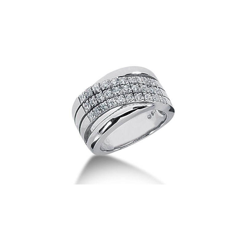 14K Channel Set Diamond Anniversary Ring (0.60ctw.)