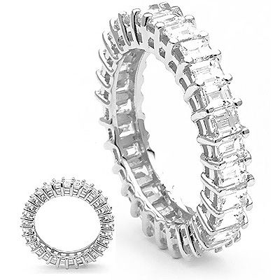 Thin emerald eternity band hotsell