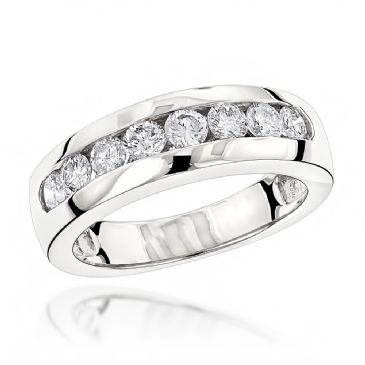14K Gold & 0.56 Carat Diamond Wedding Ring for Men