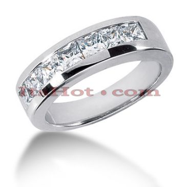 14K Gold & 1.89 Carat Diamond Wedding Band for Men