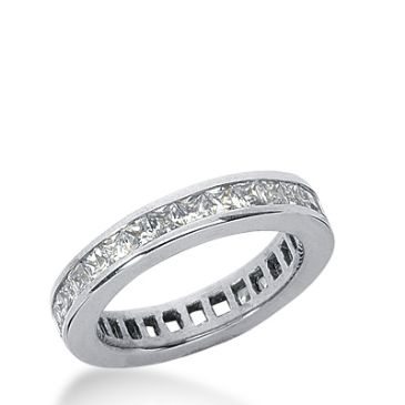 950 Platinum Diamond Eternity Wedding Bands, Channel Setting 1.50 ct. DEB1601PLT