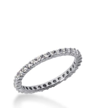 950 Platinum Diamond Eternity Wedding Bands, Shared Prong Setting 0.50 ct. DEB10015PLT