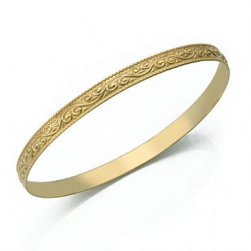 5mm Classic Design Moroccan Womens Bangle 035-5CDMWB