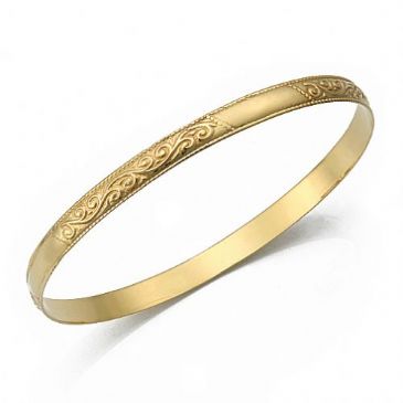 5mm Classic Design Moroccan Womens Bangle 023-5CDMWB