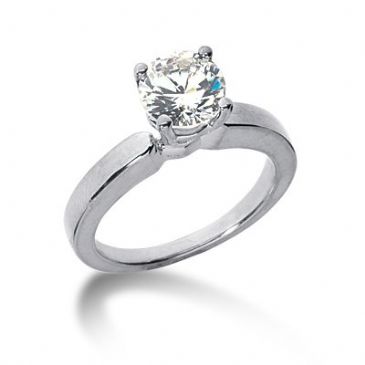 18K Gold Solitaire Diamond Engagement Ring 1 ctw. 3000-ENGS18K-6382