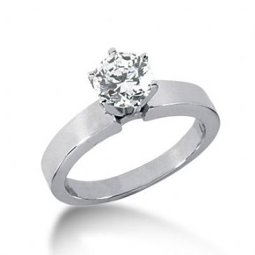 Platinum Solitaire Diamond Engagement Ring 1 ctw. 3002-ENGSPLAT-312