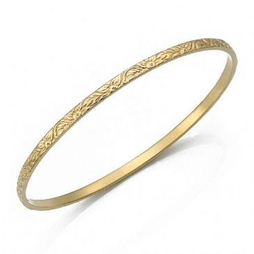 3mm Classic Design Moroccan Womens Bangle  011-3CDMWB