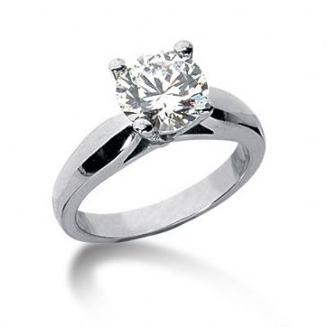 Platinum Solitaire Diamond Engagement Ring 1.25ctw. 3004-ENGSPLAT-6661