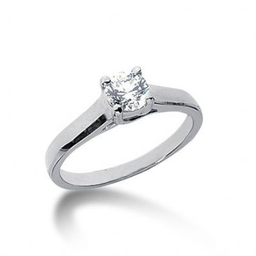 18K Gold Solitaire Diamond Engagement Ring 0.50ctw. 3005-ENGS18K-430