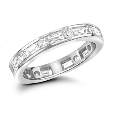 18K Gold & 1.56 Carat Diamond Eternity Band