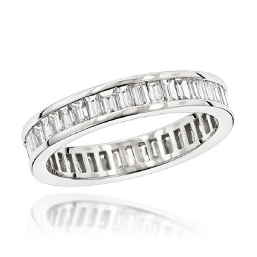 18K Gold & 2.72 Carat Diamond Eternity Ring