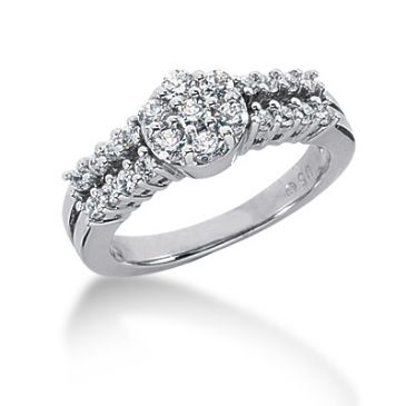 18K Diamonds Round Brilliant Anniversary Ring (0.67ctw.)