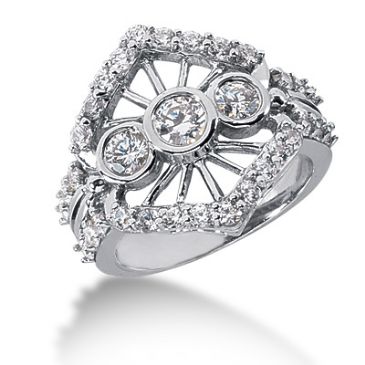 18K White Gold Royal Diamond Anniversary Ring (1.45ctw.)