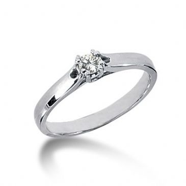 Platinum Solitaire Diamond Engagement Ring 0.15 ctw. 3011-ENGSPLAT-513