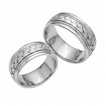 Platinum His & Hers Classic 030 Wedding Bands Set HH030PLAT