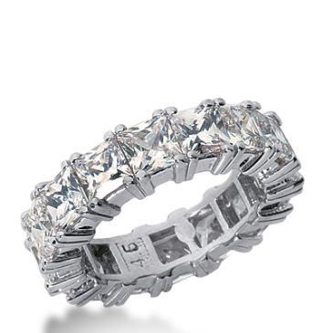 950 Platinum Diamond Eternity Wedding Bands, Prong Setting 8.00 ctw. DEB18145PLT