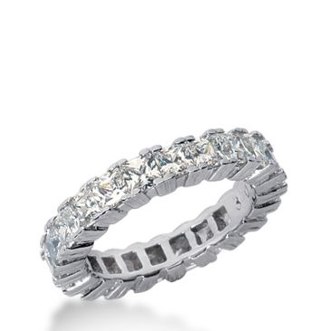 950 Platinum Diamond Eternity Wedding Bands, Prong Setting 3.75 ctw. DEB1813PLT