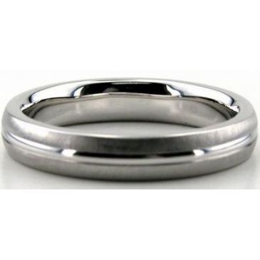 Platinum 950 4mm Diamond Cut Wedding Band 660-4