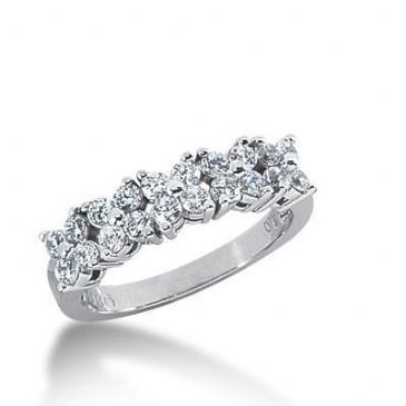 950 Platinum Diamond Anniversary Wedding Ring 20 Round Brilliant Diamonds 0.60ctw 160WR266PLT