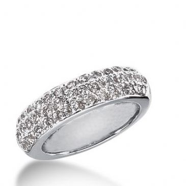 950 Platinum Diamond Anniversary Wedding Ring 40 Round Brilliant Diamonds 1.07ctw 307WR1354PLT