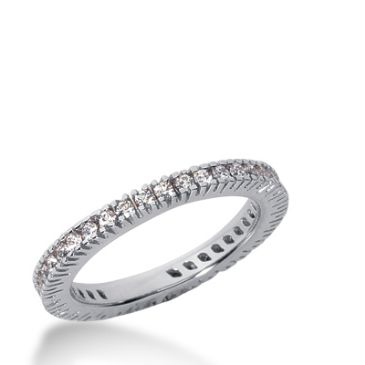 950 Platinum Diamond Eternity Wedding Bands, Prong Setting 0.50 ct. DEB2261PLT