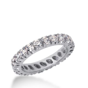 950 Platinum Diamond Eternity Wedding Bands, Prong Setting 1.50 ct. DEB2267PLT