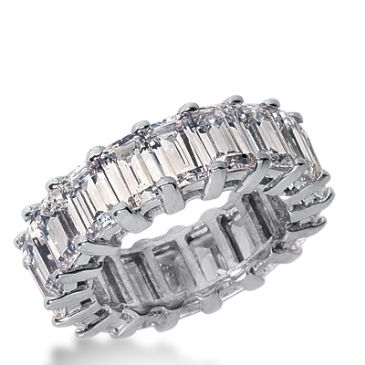 950 Platinum Diamond Eternity Wedding Bands, Common Prong Setting 9.50 ct. DEB204PLT