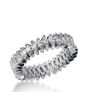 950 Platinum Diamond Eternity Wedding Bands, Prong Setting 3.00 ct. DEB207PLT