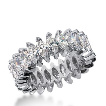 950 Platinum Diamond Eternity Wedding Bands, Prong Setting 5.00 ct. DEB208PLT