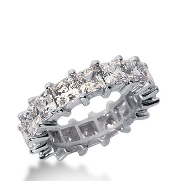 950 Platinum Diamond Eternity Wedding Bands, Shared Prong Setting 7.00 ct. DEB233PLT