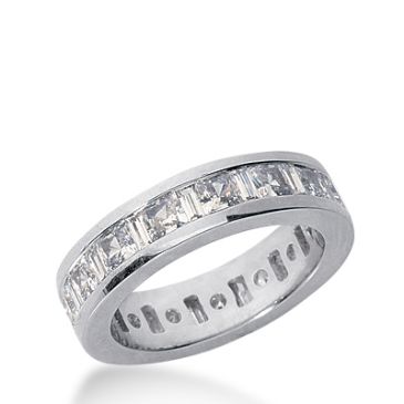 14k Gold Diamond Eternity Wedding Bands, Channel Set 3.00 ct. DEB27814K