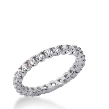 950 Platinum Diamond Eternity Wedding Bands, Prong Set 0.75 ct. DEB298PLT