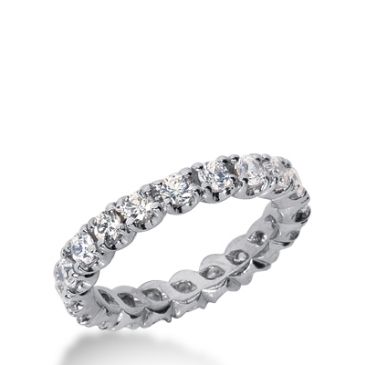 950 Platinum Diamond Eternity Wedding Bands, Prong Set 1.50 ct. DEB300PLT