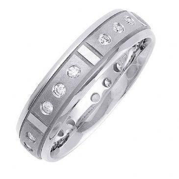 14K 6mm Comfort Fit Comfort Fit Diamond Band 1180 (0.54ctw.)