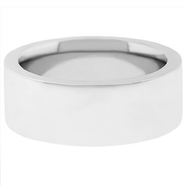 Platinum 950 9mm Flat Wedding Band Super Heavy Weight