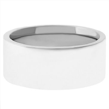 Platinum 950 7mm Flat Wedding Band Heavy Weight