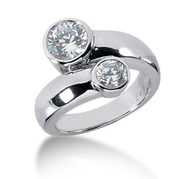 18K Diverse Round Brilliant Diamond Anniversary Ring (1.5ctw.)