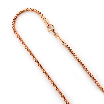 Finessed 14K Rose Gold Franco Chain 2.5mm