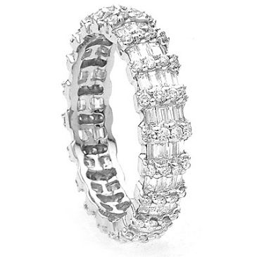 Our Collection 18K Gold & 1.95 Carat Diamond Designer Eternity Band