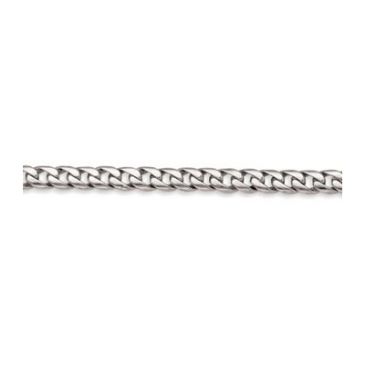 Solid 14K White Gold Gold Miami Cuban Link Chain for Men
