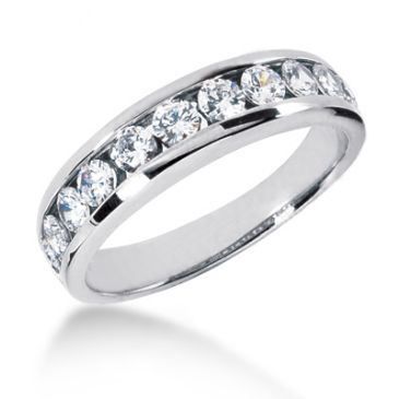Stunning Platinum & 1.10 Carat Diamond Wedding Ring for Women