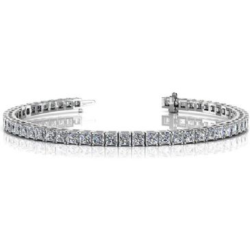 Tennis bracelet square shop cut