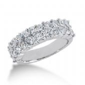 14K Gold Diamond Anniversary Wedding Ring 22 Round Brilliant Diamonds 1.98ctw 103WR160814K