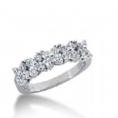 14K Gold Diamond Anniversary Wedding Ring 20 Round Brilliant Diamonds 0.60ctw 160WR26614K