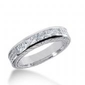 14k Gold Diamond Anniversary Wedding Ring 7 Princess Cut Diamonds 0.70ctw 283WR132714K